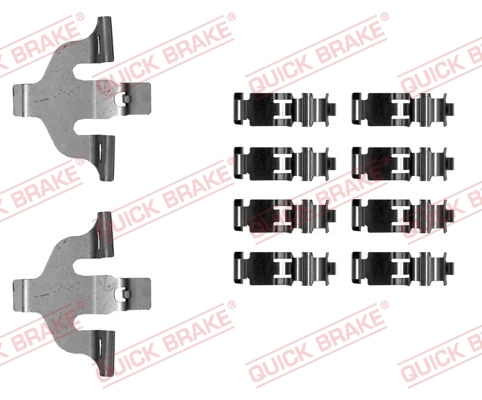 Accessory Kit, disc brake pad